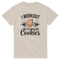 Load image into Gallery viewer, I Workout So I Can Eat Cookies T-Shirt  
