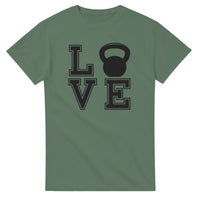 Load image into Gallery viewer, LOVE Kettlebell T-Shirt Funny Fitness
