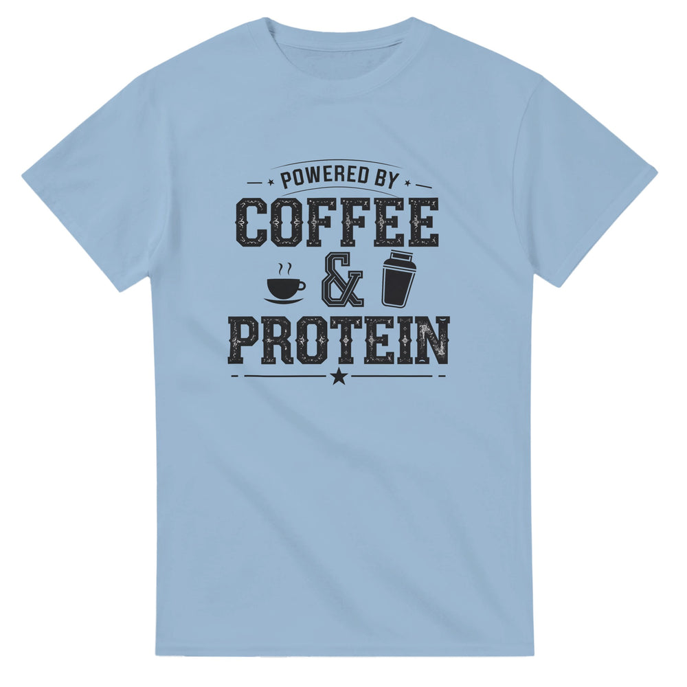 Powered by Coffee and Protein T-Shirt