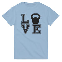 Load image into Gallery viewer, LOVE Kettlebell T-Shirt Funny Fitness
