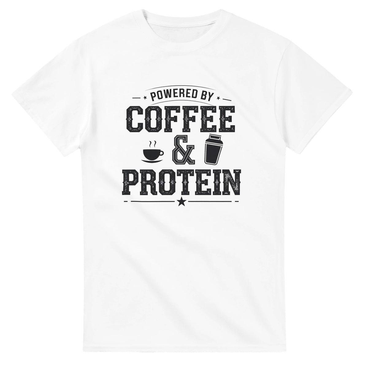 Powered by Coffee and Protein T-Shirt