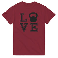 Load image into Gallery viewer, LOVE Kettlebell T-Shirt Funny Fitness

