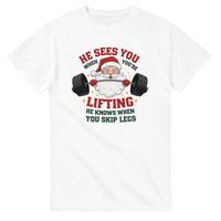 Load image into Gallery viewer, He Sees You When You’re Lifting T-Shirt 
