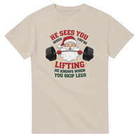 Load image into Gallery viewer, He Sees You When You’re Lifting T-Shirt 
