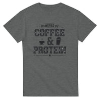 Load image into Gallery viewer, Powered by Coffee and Protein T-Shirt
