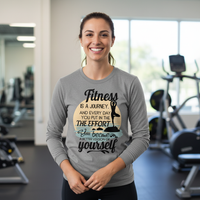 Load image into Gallery viewer, Fitness is a Journey Long sleeve T-shirt
