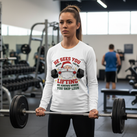 Load image into Gallery viewer, He Sees You When You&#39;re Lifting - Long-Sleeved T-Shirt
