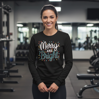Load image into Gallery viewer, Merry and Bright - Long sleeve T-shirt
