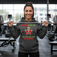 Load image into Gallery viewer, Fitmas Mode: On New Year, New Rear No Excuses - Hoodie
