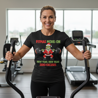 Load image into Gallery viewer, Fitmas Mode: On New Year, New Rear Zero Excuses - T-shirt
