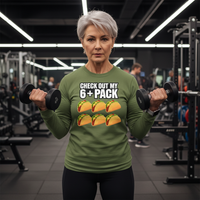 Load image into Gallery viewer, Check Out My 6 Pack - Long sleeve T-shirt

