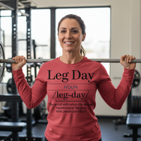 Load image into Gallery viewer, Leg Day Noun - Long sleeve T-shirt
