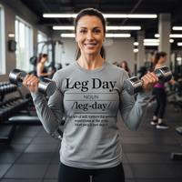 Load image into Gallery viewer, Leg Day Noun - Long sleeve T-shirt
