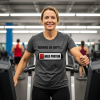 Load image into Gallery viewer, Running on Empty...Need Protein - T-shirt

