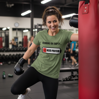 Load image into Gallery viewer, Running on Empty...Need Protein - T-shirt
