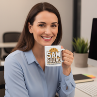 Load image into Gallery viewer, 5am Squad Caffeine Required White 15oz Ceramic Mug