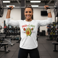 Load image into Gallery viewer, Amped-Up Avocado Long sleeve T-shirt