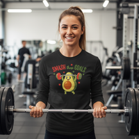 Load image into Gallery viewer, Amped-Up Avocado Long sleeve T-shirt