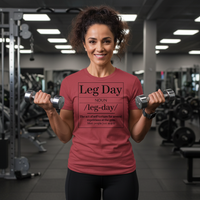 Load image into Gallery viewer, Leg Day Noun  T-Shirt  Funny Fitness Gym
