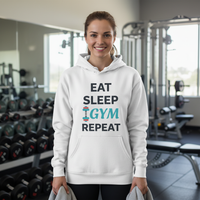 Load image into Gallery viewer, Eat Sleep Gym Repeat Hoodie