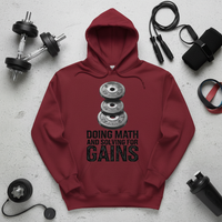 Load image into Gallery viewer, Doing Math and Solving for Gains - Hoodie