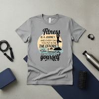 Load image into Gallery viewer, Fitness is a Journey T-Shirt