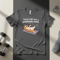 Load image into Gallery viewer, Today's Yoga Pose Is Downward Spiral  Tshirt