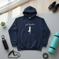 Load image into Gallery viewer, Just Breathe Yoga Hoodie