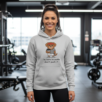 Load image into Gallery viewer, I'm Here I'm Awake Don't Push It Hoodie