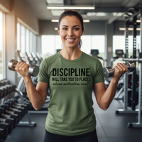 Load image into Gallery viewer, Discipline Will Take You to Places - T-shirt