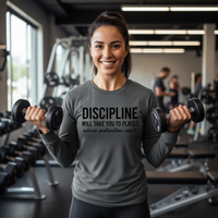 Load image into Gallery viewer, Discipline Will Take You to Places - Long Sleeve T-shirt