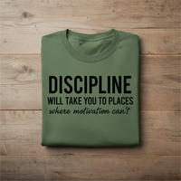 Load image into Gallery viewer, Discipline Will Take You to Places - Long Sleeve T-shirt