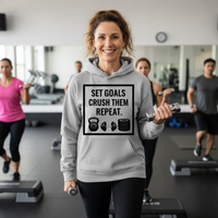 Load image into Gallery viewer, Set Goals, Crush Them, Repeat - Hoodie