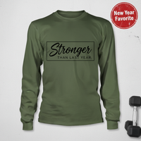 Load image into Gallery viewer, Stronger Than Last Year Longsleeve T-shirt