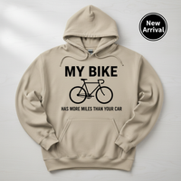 Load image into Gallery viewer, My Bike Has More Miles Than Your Car Hoodie