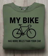 Load image into Gallery viewer, My Bike Has More Miles Than Your Car Hoodie