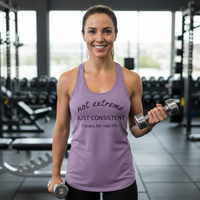 Load image into Gallery viewer, Not Extreme Just Consistent - Racerback Tank