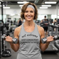 Load image into Gallery viewer, Not Extreme Just Consistent - Racerback Tank