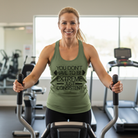 Load image into Gallery viewer, You Don't Have to Be Extreme Just Consistent - Racerback Tank