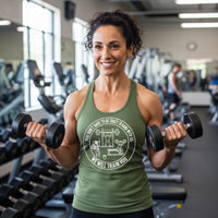 Load image into Gallery viewer, You Don't Have to be Crazy to Hang with Us - Racerback Tank