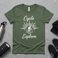 Load image into Gallery viewer, Cycle and Explore - T-shirt