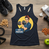 Load image into Gallery viewer, Got Protein? - Racerback Tank
