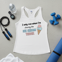 Load image into Gallery viewer, I Only Run When I'm Chasing Racerback Tank