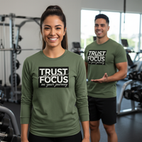Load image into Gallery viewer, Trust the Process Focus on Your Journey - Long sleeve T-shirt