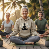 Load image into Gallery viewer, Find Your Flow Yoga Hoodie – Mindful Women’s Sweatshirt for Yoga &amp; Wellness Lovers