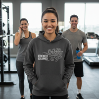 Load image into Gallery viewer, Strength Is Earned Hoodie – For Women Who Work for It