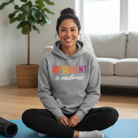 Load image into Gallery viewer, Movement Is Medicine Hoodie – Motivational Fitness &amp; Wellness Sweatshirt