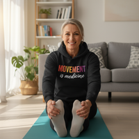 Load image into Gallery viewer, Movement Is Medicine Hoodie – Motivational Fitness &amp; Wellness Sweatshirt