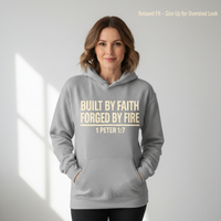 Load image into Gallery viewer, Built by Faith Hoodie – Christian Fitness &amp; Gym Apparel